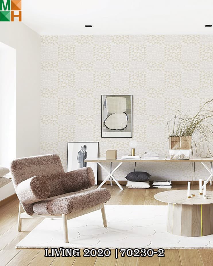  Giấy dán tường cao cấp Hàn Quốc họa tiết hình học 70230